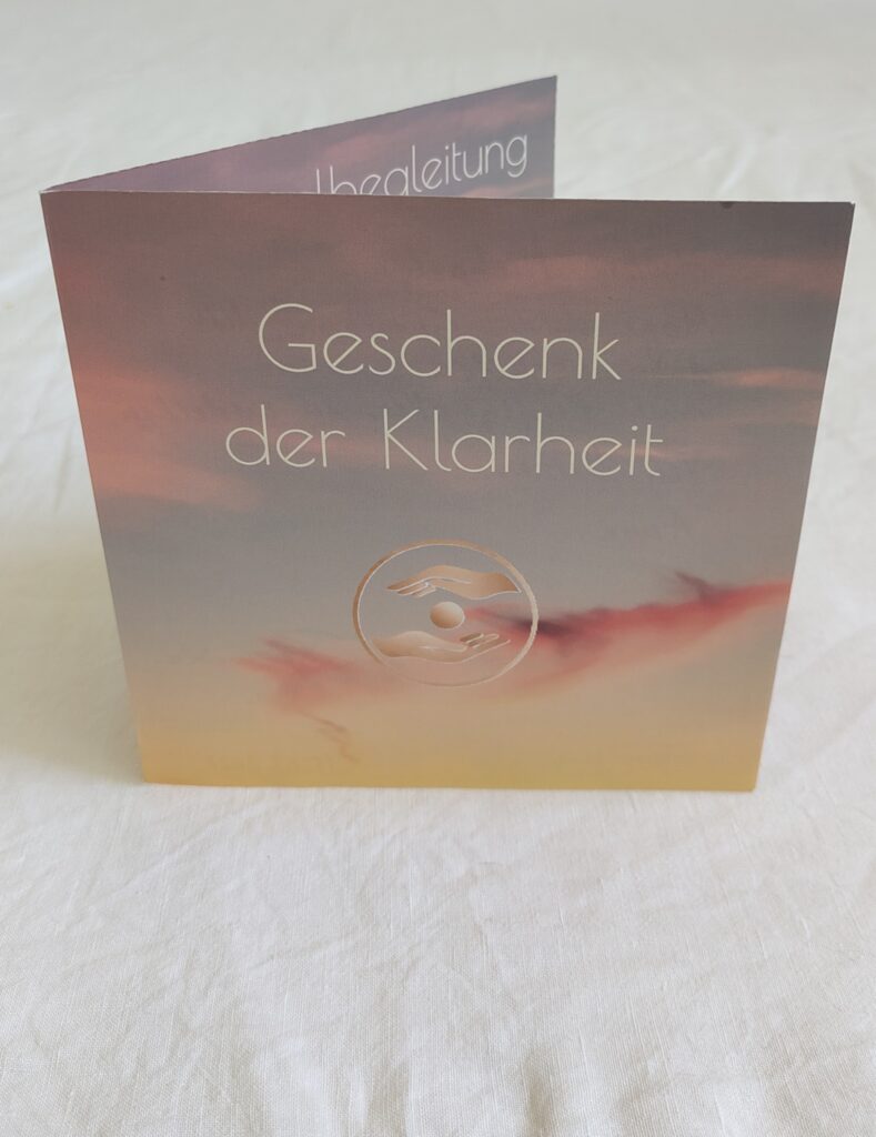 Gutschein Geschenk der Klarheit für eine Integrative Energiearbeit von 90 min